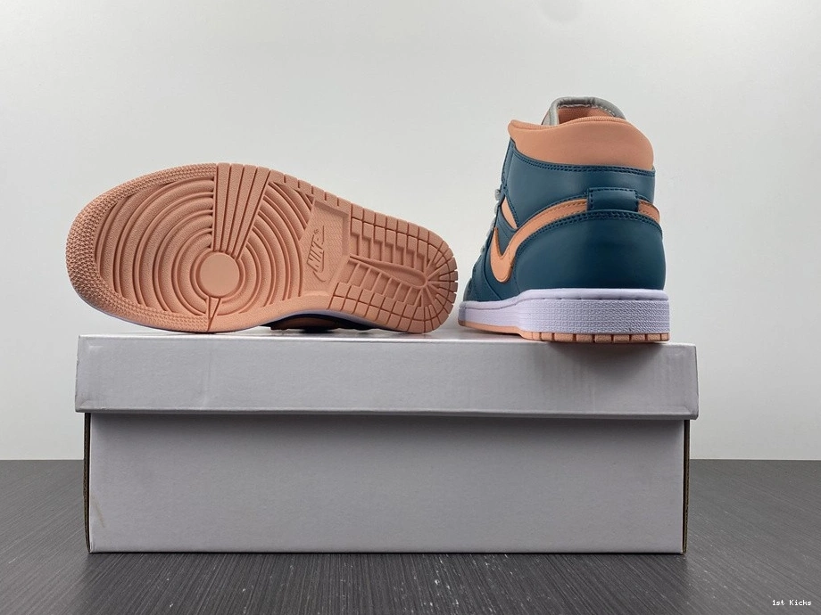 1 Jordan Green Mid - BQ6472-308 (W) Teal Dark 0429